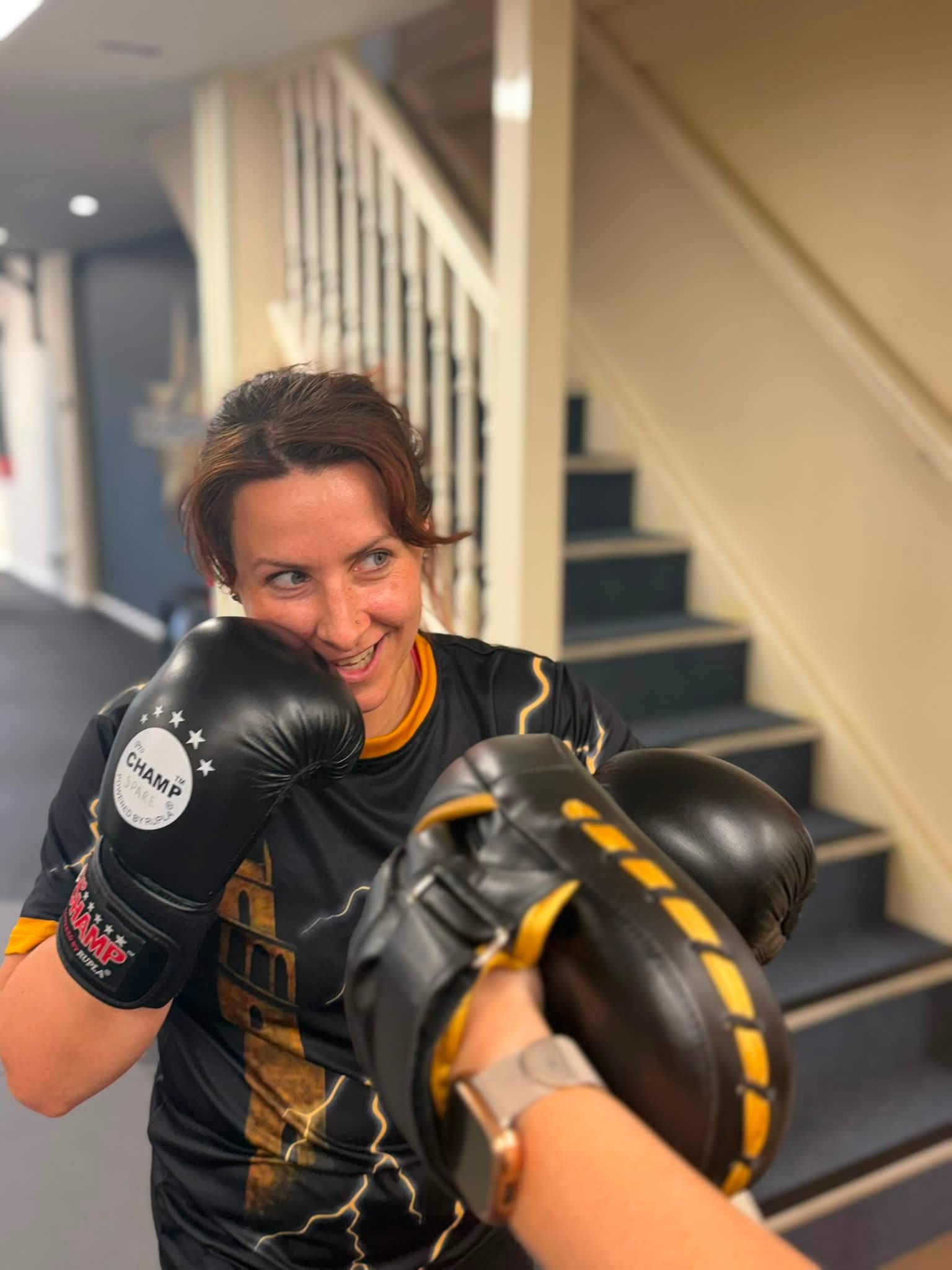 A Ladies Only Kickboxing class at Champions Martial Arts Faringdon