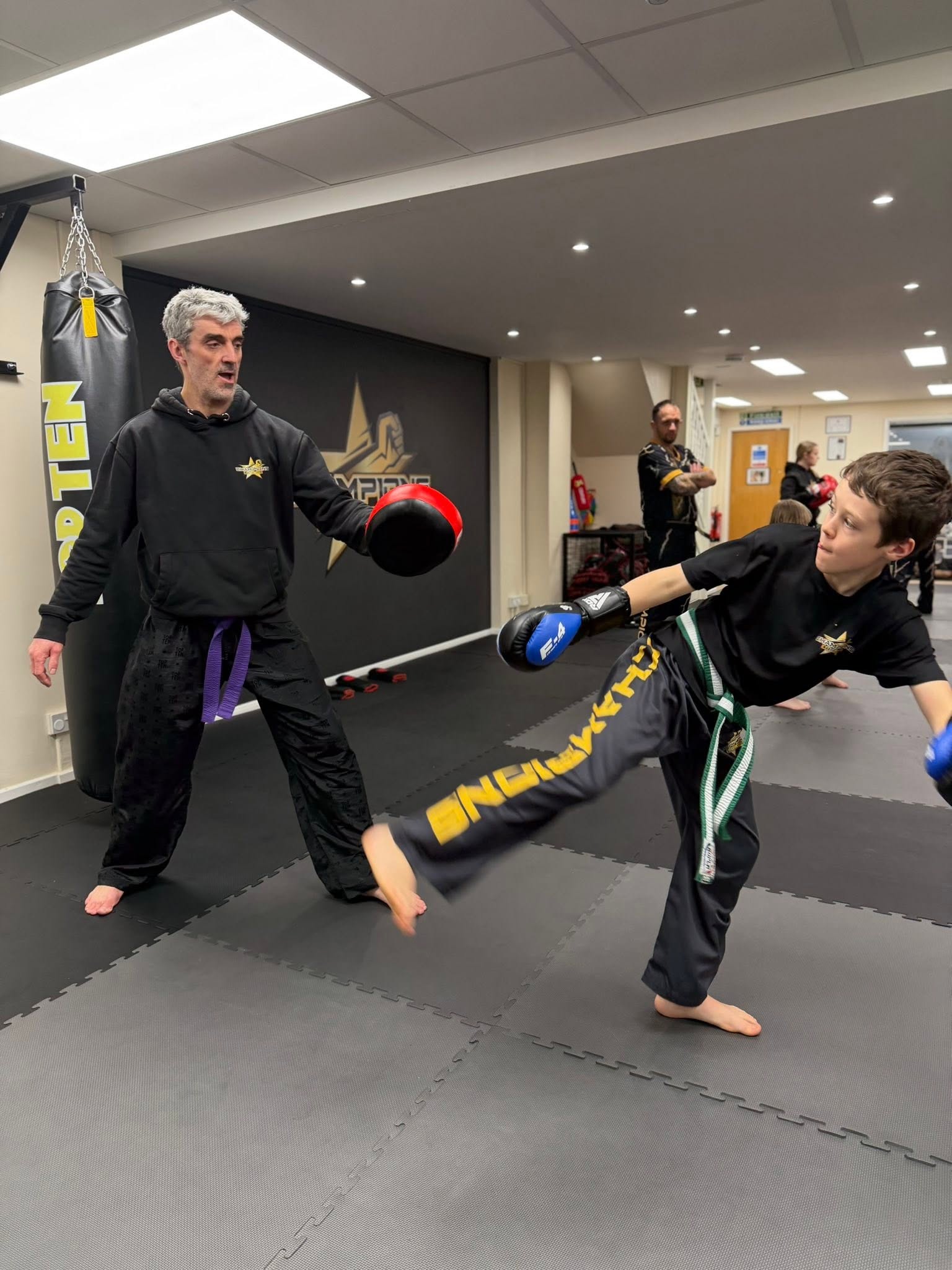 A Teens & Adults class at Champions Martial Arts Faringdon