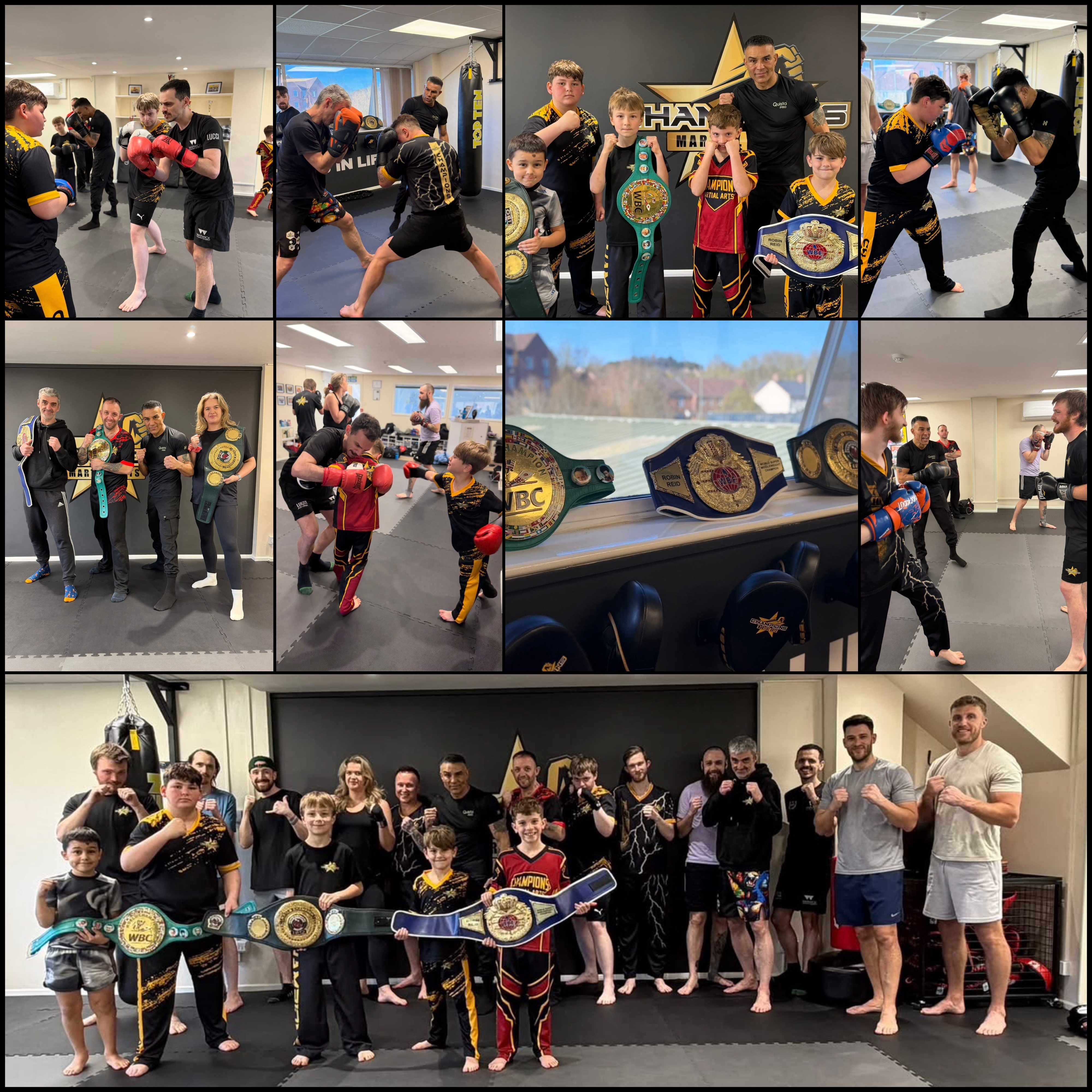🥊 An Unforgettable Afternoon with Robin “The Reaper” Reid at Champions Martial Arts
